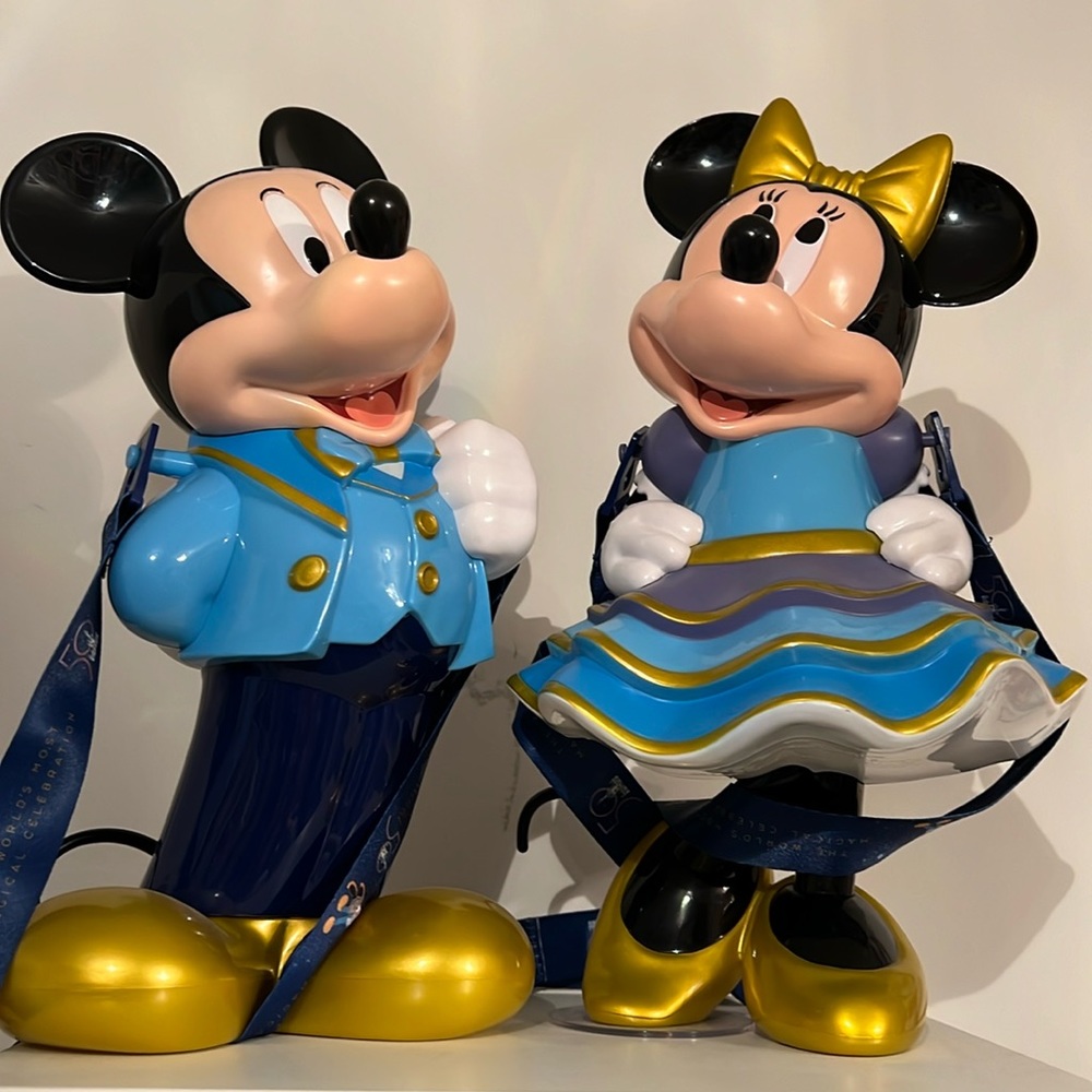 Disney 50th popcorn bucket and sipper